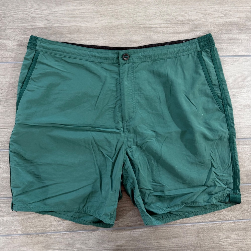Tavik Board Shorts Size 38 Green Nylon Casual Swim Trunks